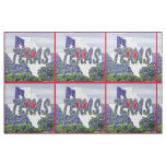 Texas Bluebonnets Flag and Landscape Fabric