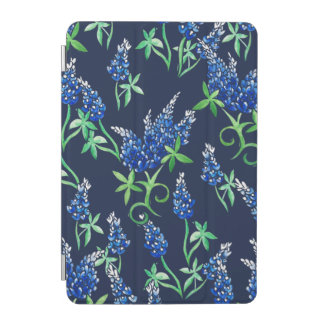 Texas Bluebonnets Floral Blue iPad Mini Cover