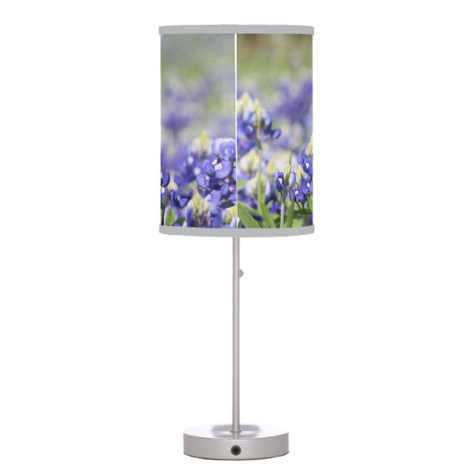 Texas Bluebonnets for Nature Lovers! Table Lamp (Back)