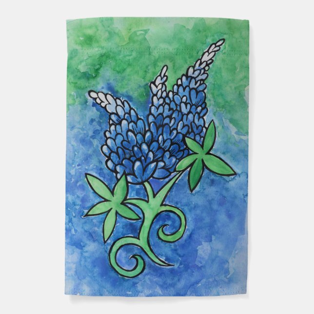 Texas Bluebonnets Garden Flag (Front)