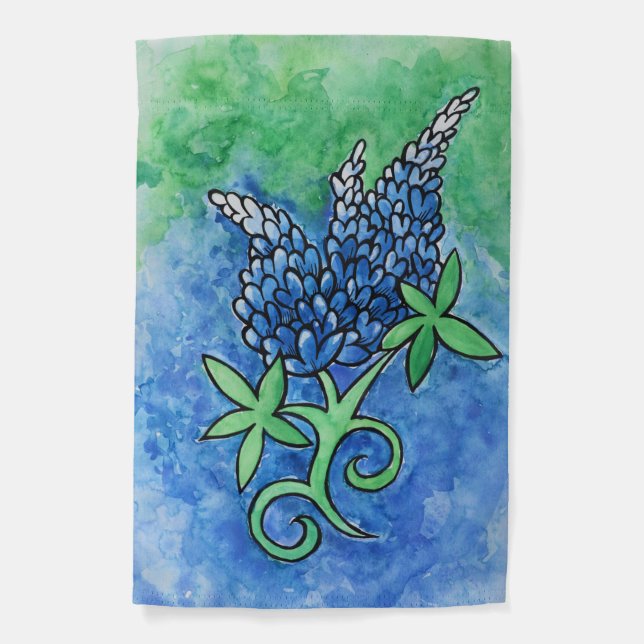 Texas Bluebonnets Garden Flag (Front)
