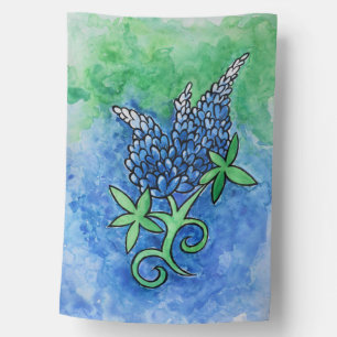 Texas Bluebonnets House Flag