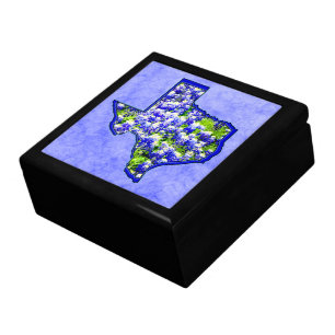 TEXAS BLUEBONNETS JEWELRY BOX