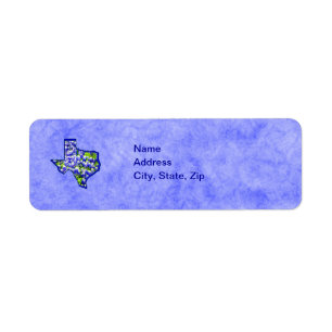 TEXAS BLUEBONNETS LABEL