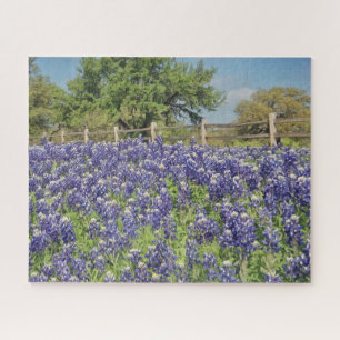 Texas Bluebonnets Large Puzzle