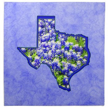 Texas Bluebonnets Napkin by manewind at Zazzle