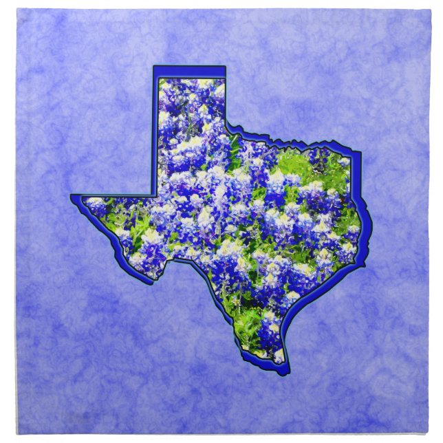 TEXAS BLUEBONNETS NAPKIN (Front)