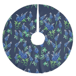 Texas Bluebonnets Texan Brushed Polyester Tree Skirt