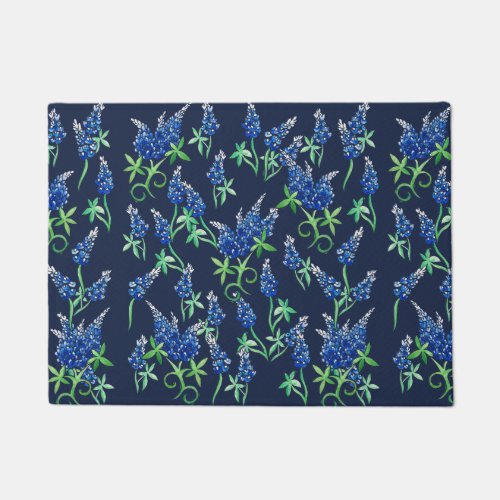 Texas Bluebonnets Texan Doormat