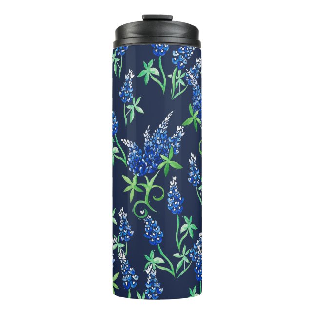 Texas Bluebonnets Thermal Tumbler (Front)