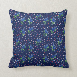 Texas Bluebonnets Throw Pillow