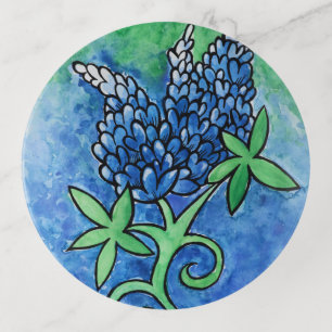 Texas Bluebonnets Trinket Tray