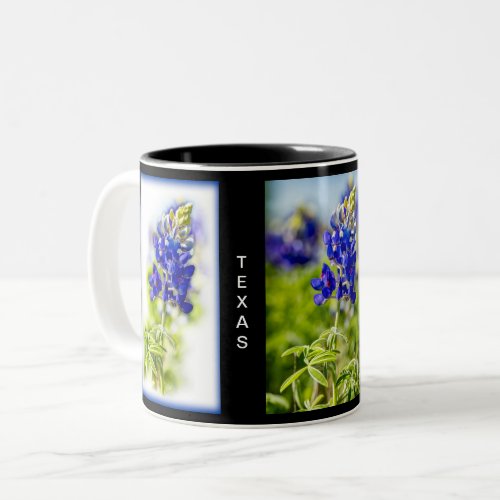 Texas Bluebonnets Two_Tone Coffee Mug