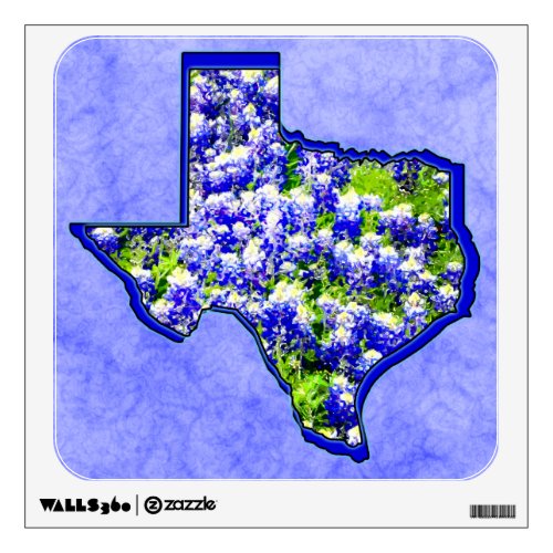 TEXAS BLUEBONNETS Wall Decal