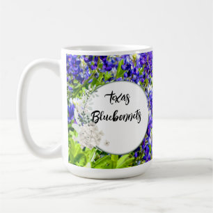 Texas Bluebonnets Wildflowers Bone China Mug