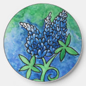 Texas Bluebonnets Wireless Charger (Front)
