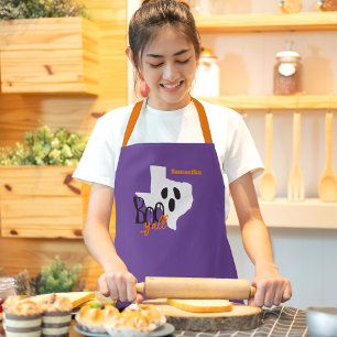 Texas Boo Y'all Halloween Apron