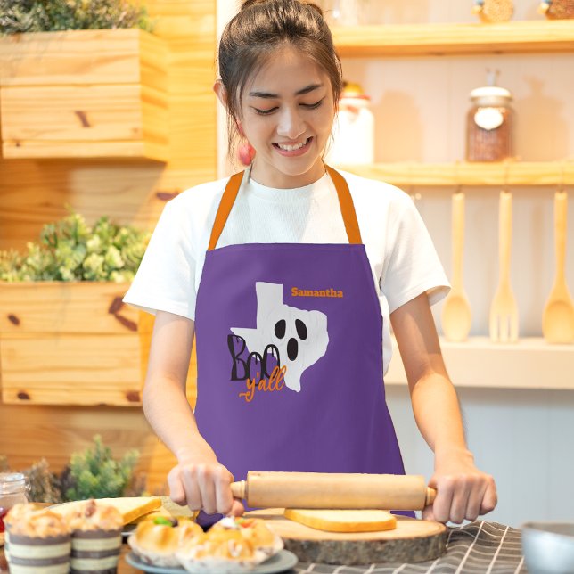 Texas Boo Y'all Halloween Apron (Creator Uploaded)