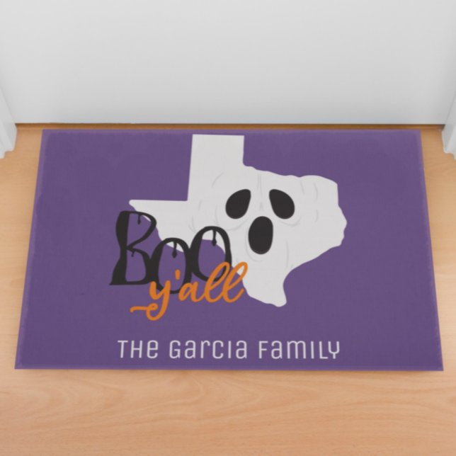 Texas Boo Y'all Halloween Doormat (Creator Uploaded)