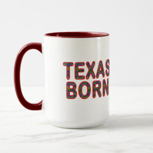 Texas Born Bluebonnet Mug