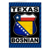 Texas Bosnian American Card (Front)