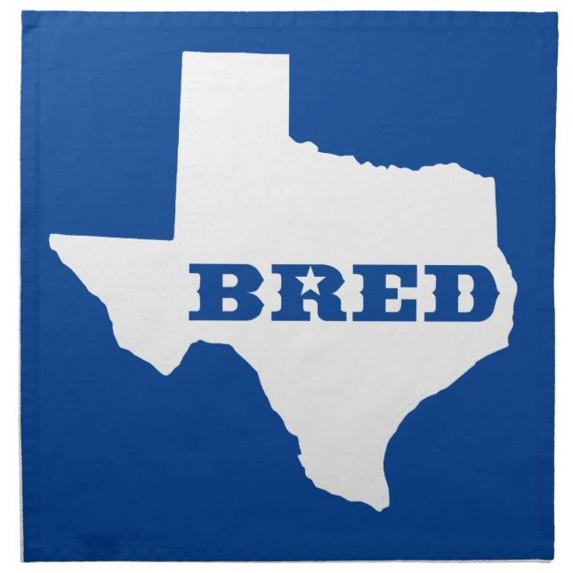Texas Bred Cloth Napkin (Front)