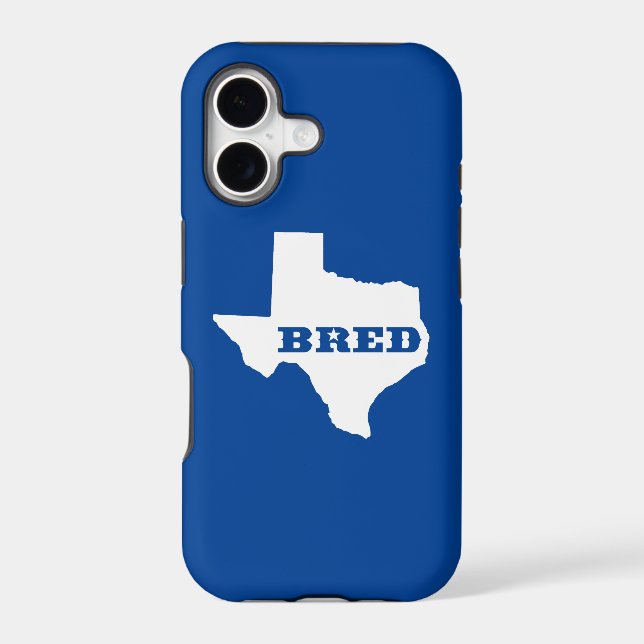 Texas Bred Iphone Case (Back)