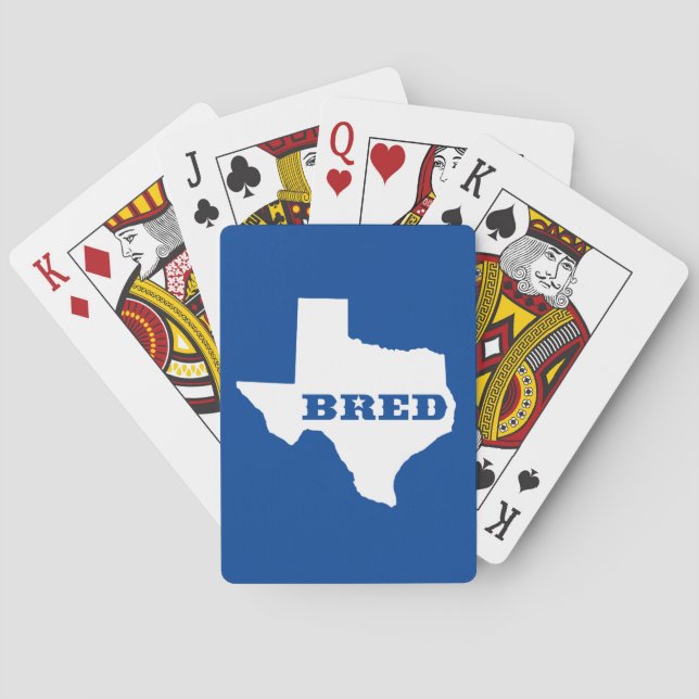 Texas Bred Poker Cards (Back)