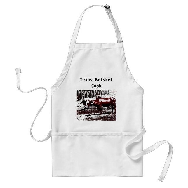 Texas Brisket Cook Adult Apron (Front)