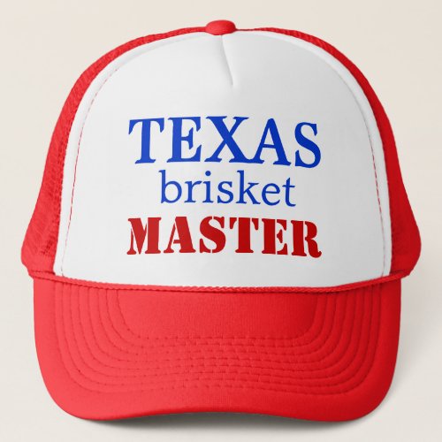 Texas Brisket Master _ baseball cap trucker hat