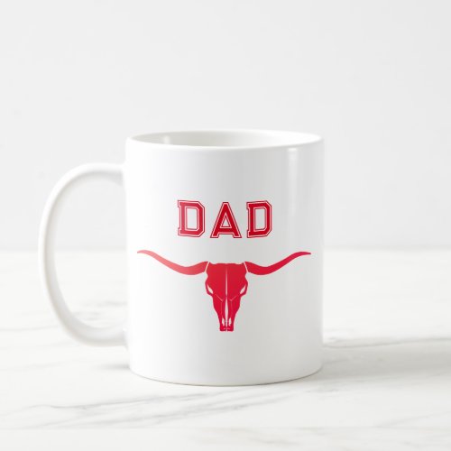 Texas Bull Head  Coffee Mug