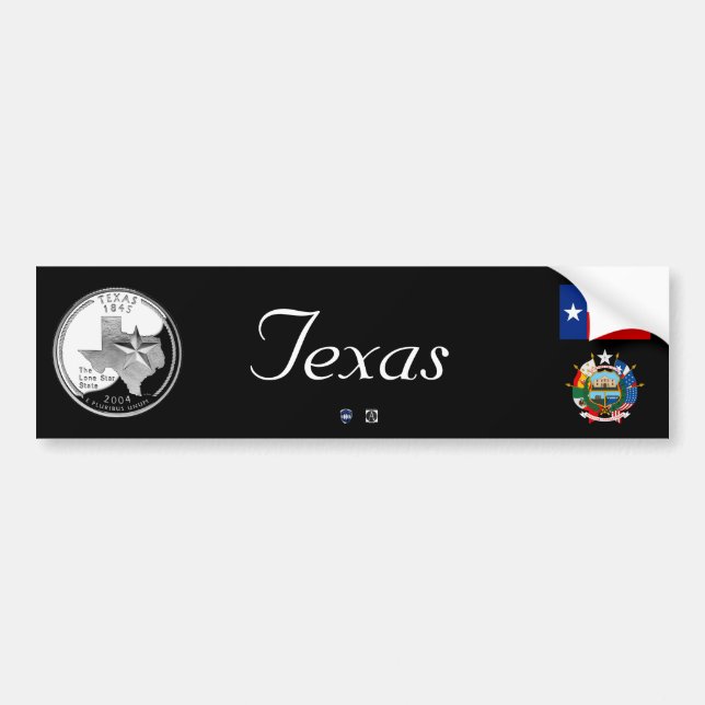 TEXAS BUMPER STICKER (Front)