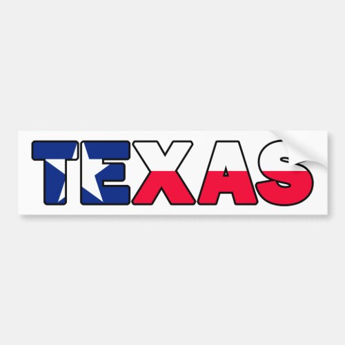 Texas Bumper Sticker