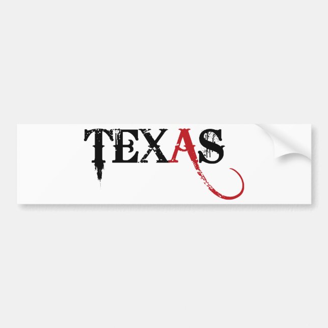Texas Bumper Sticker (Front)