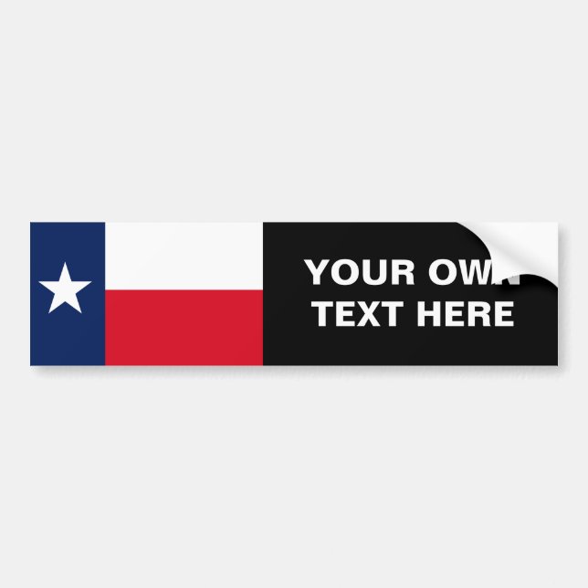 TEXAS BUMPER STICKER (Front)
