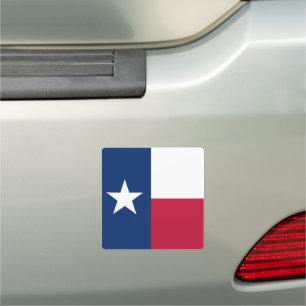 Texas Bumper Sticker & Texas Flag /States USA Car Magnet