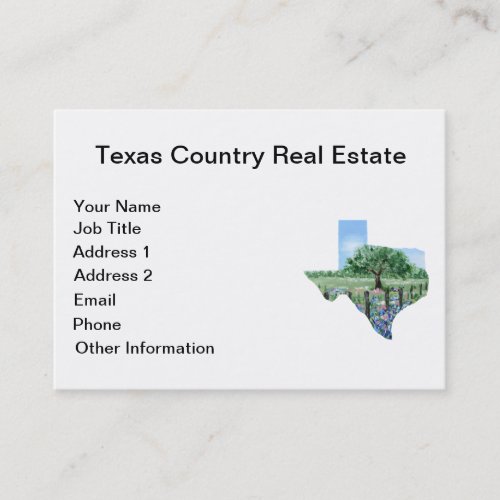 Texas Business Card