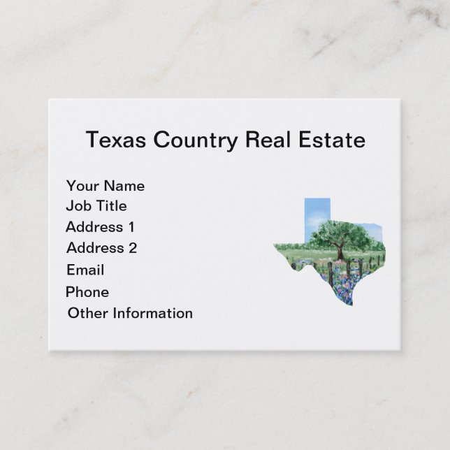 Texas Business Card (Front)