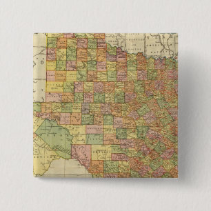 Texas by Rand McNally Pinback Button