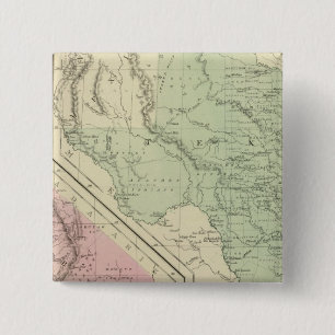 Texas, California Pinback Button