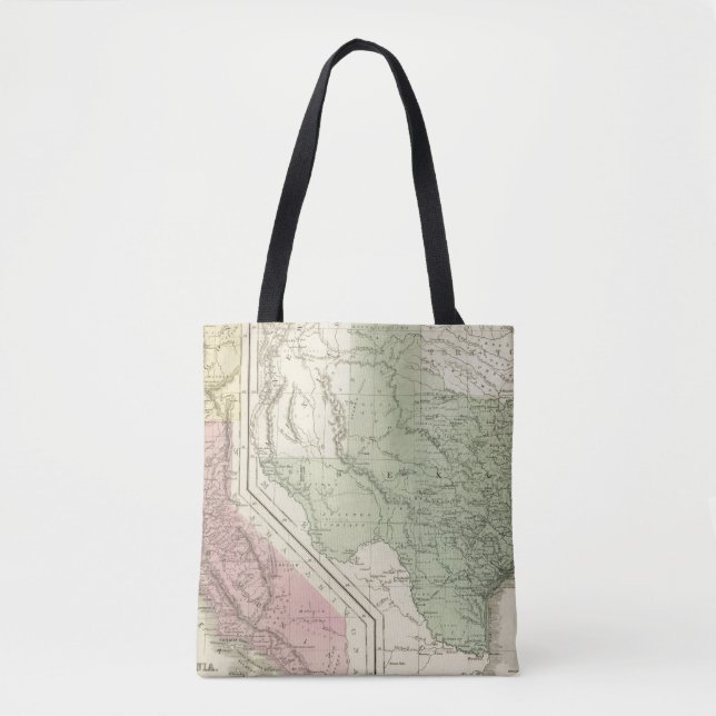 Texas, California Tote Bag (Front)