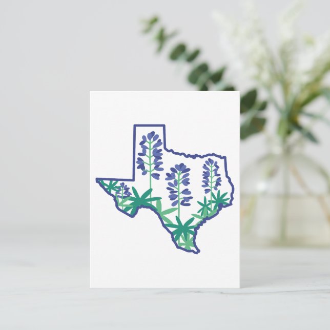 Texas Card, Texas State Card, Texan Card, Texas Postcard (Standing Front)