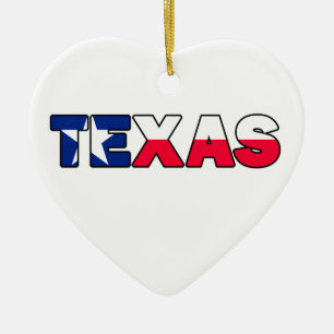 Texas Ceramic Ornament