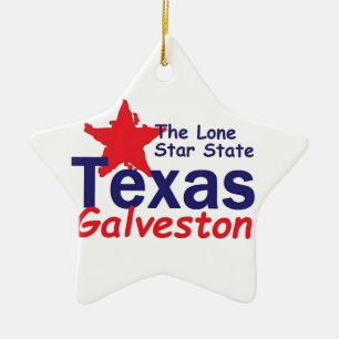 TEXAS CERAMIC ORNAMENT