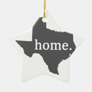 Texas Ceramic Ornament