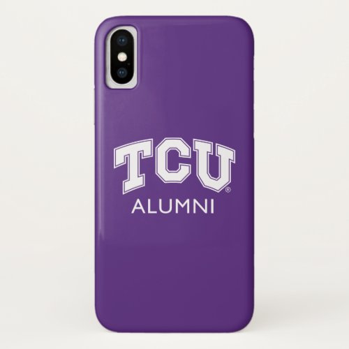 Texas Christian University Alumni iPhone X Case