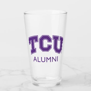 Texas Christian University Alumni Glass by tcuhornedfrogs at Zazzle