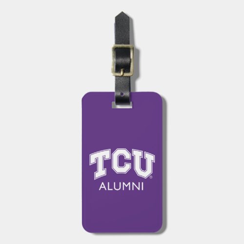 Texas Christian University Alumni Luggage Tag