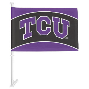 Texas Christian University Car Flag