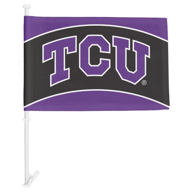 Texas Christian University Car Flag (Front)